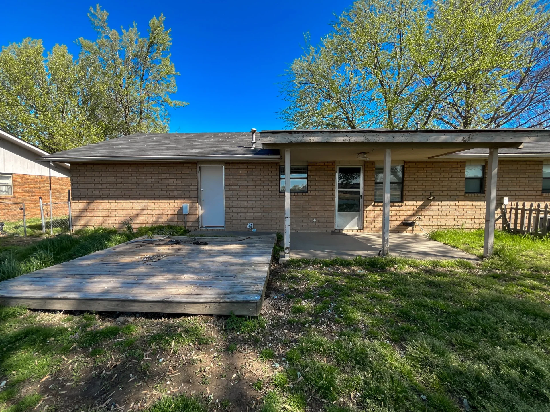 Bentonville Backyard Before